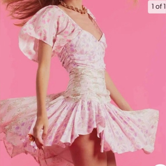 LoveShackFancy Irvine Dress Size 8 - Picture 6 of 12